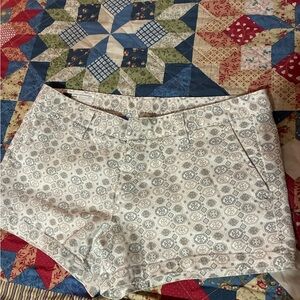 Hurley Stylish Gray Patterned Women's Shorts